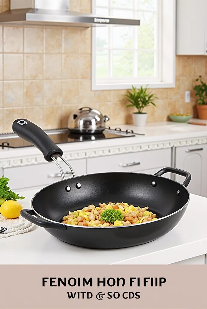 Upgrade your kitchen with this high-quality **Aluminum frying pan** , designed for both home and professional chefs. **جدید Black  فنش** This pan ensures even heat distribution with So that the best dishes can be prepared every time.  

✔ **Strong aluminum...