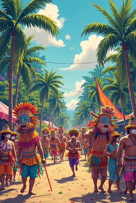 Simple festival drawing philippines