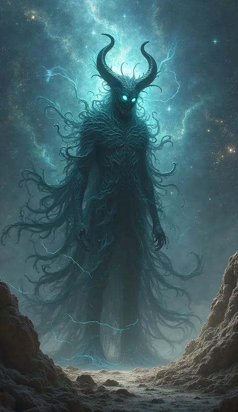 please imagine a cosmic evil djinn