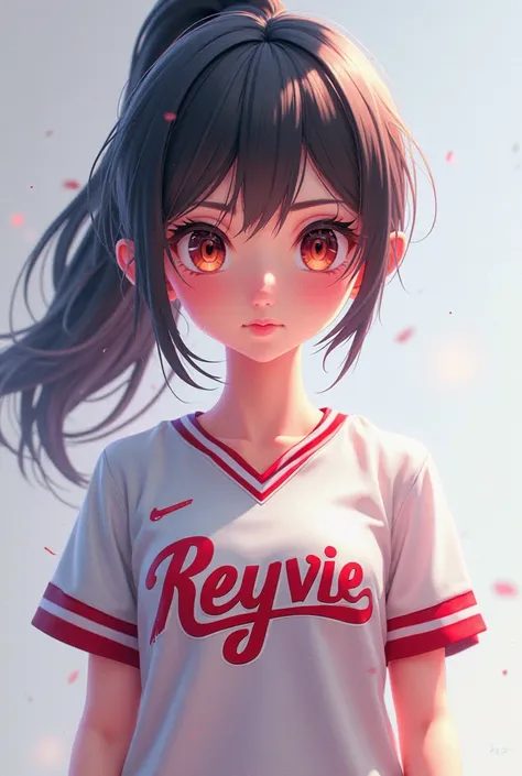 Lady anime 3d with "reyvie" jersey name 