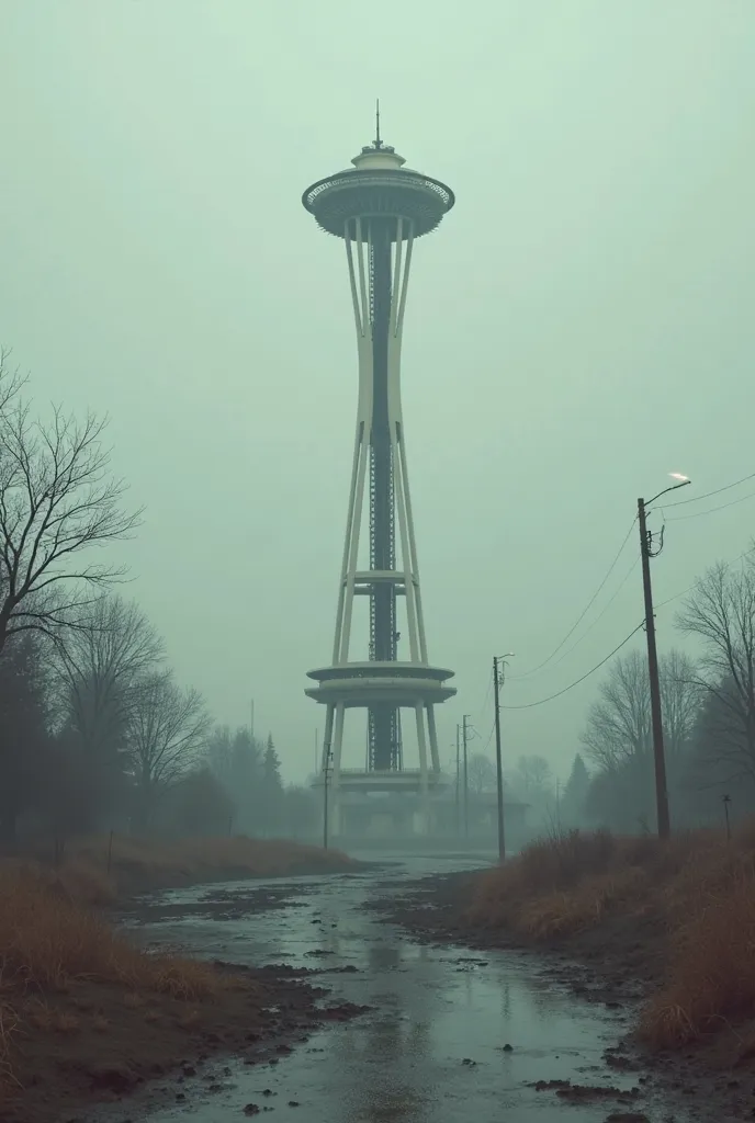 Et la Space needle a disparu ainsi que l’homme 