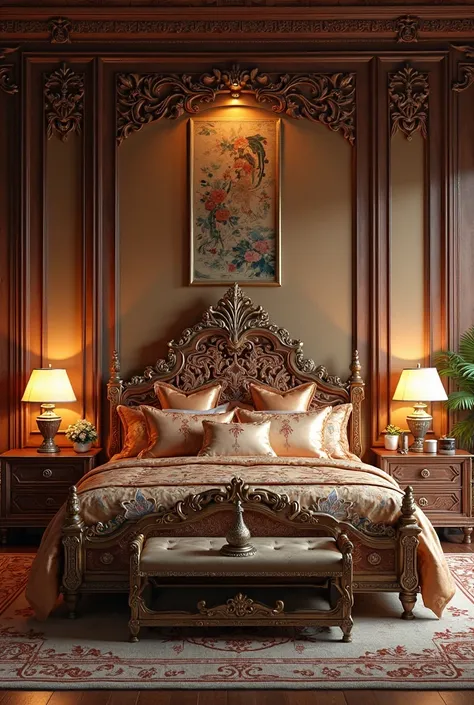 Antique Thai Bedroom