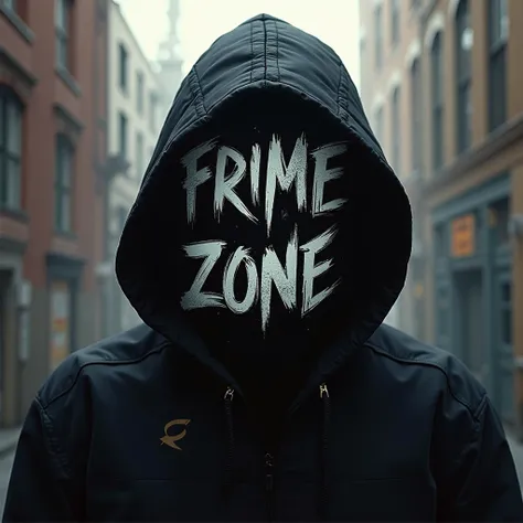 Image d'une cagoule  sur laquelle est écrit frime zone 7 