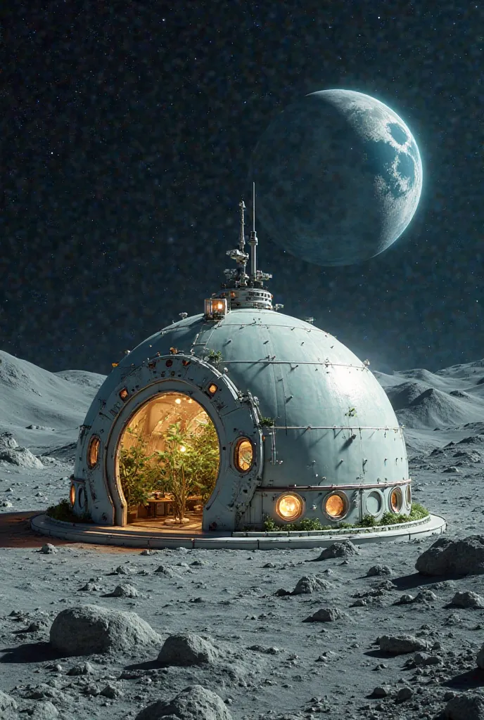 Greenhouse on the Moon