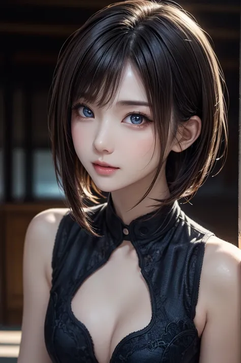 high quality, high resolution, 8k, 4k, Ultra HD, photorealistic, intricate details, sharp focus, masterpiece, award-winning, professional photography, cinematic lighting, from above, portrait, looking at viewer, 1girl, Pretty Japanese Idol, posing for a pi...