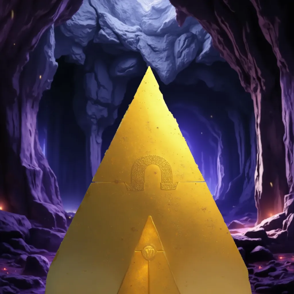 Gold pyramid