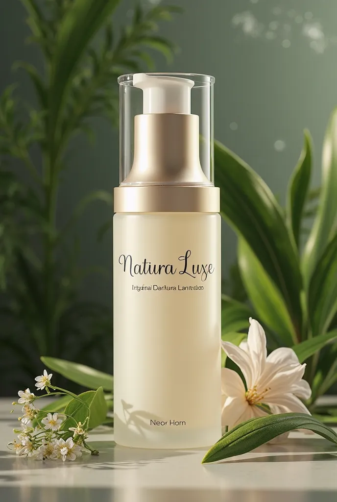 CREAM BOTTLE BRAND NAME NATURA LUXE