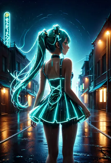 , Neon light,Greatest Masterpiece, beautiful,Hatsune Miku's Back View ,What a Wonderful World,neon  ,tears,Broken Town,A Broken World, Noisy Day 々This dream I had forgotten someday is also being performed today due to the glare of the Sun {x},いつか忘れていたこの夢も日...