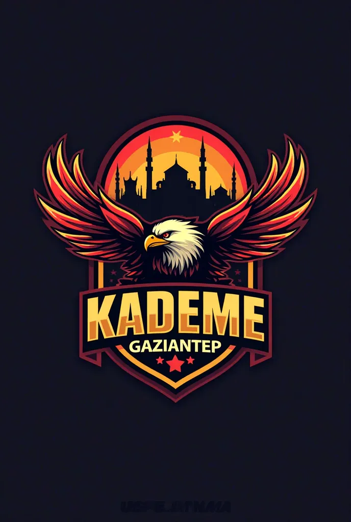 Create a football team logo for Gaziantep Name of the team KADEME GAZİANTEP 