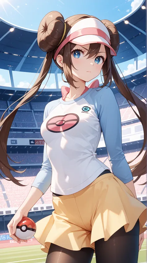 1girl, Score_9, Score_8_up, Score_7_up, Score_6_up, Score_5_up, Score_4_up, best quality, masterpiece, ultra-detailed, high quality,good quality,1girl,(master piece,high resolution, ultra detailed,8K,16K),

stadium, holding pokeball,  

, looking at viewer...