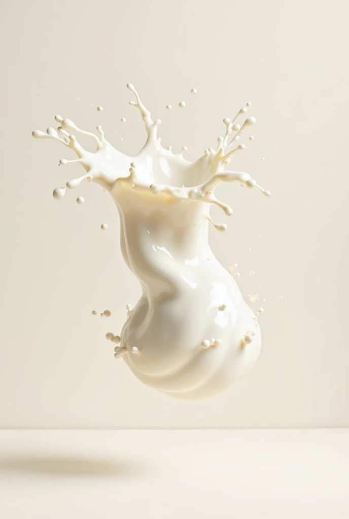 Splash of milk or cream, cut out