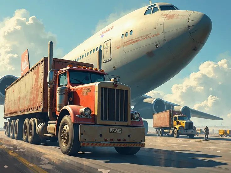  trucking , plane