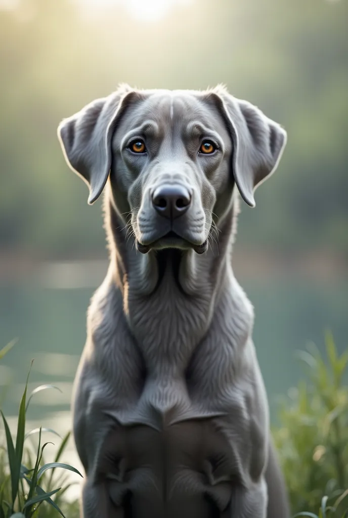 Gray labrador