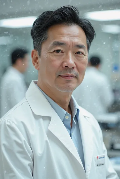 Kim Sokjin in a white coat