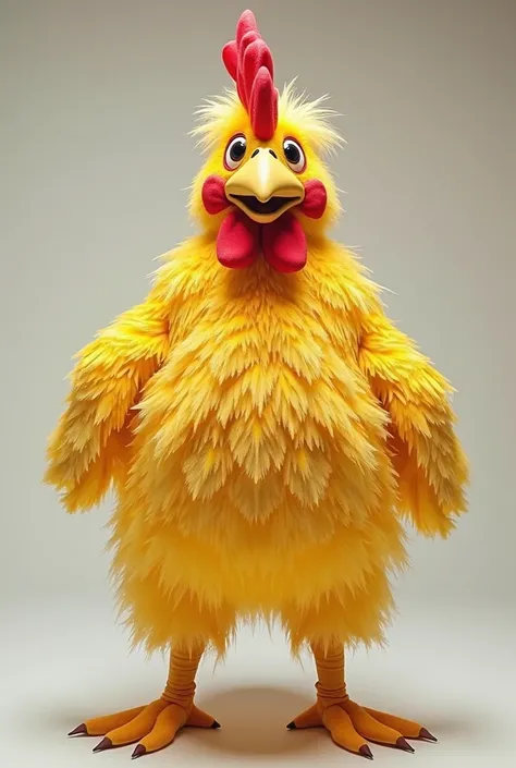 Instead of holding a chicken, Let it be a chicken suit