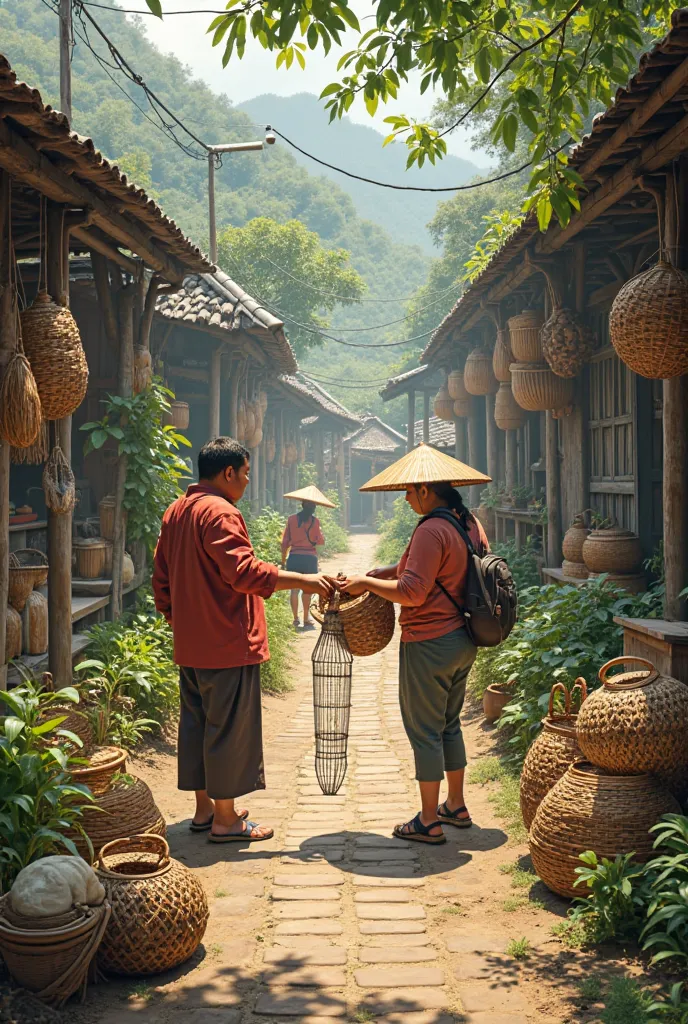 image Organizing experiential travel for visitors to participate in the process " cones " Vietnam and discover the culture of the village.
