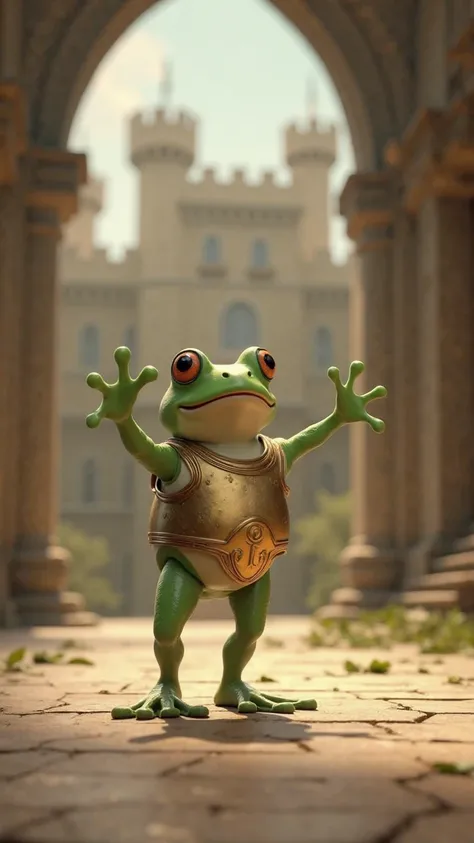 Frog dance videos
Dance by walking on two legs
The background is a castle
Clothes are armor
With Nori Nori
The name of the song is APT

カエルダンス動画
二足歩行でダンス
背景はお城
服装は甲冑
笑顔でノリノリで
曲名はAPT.