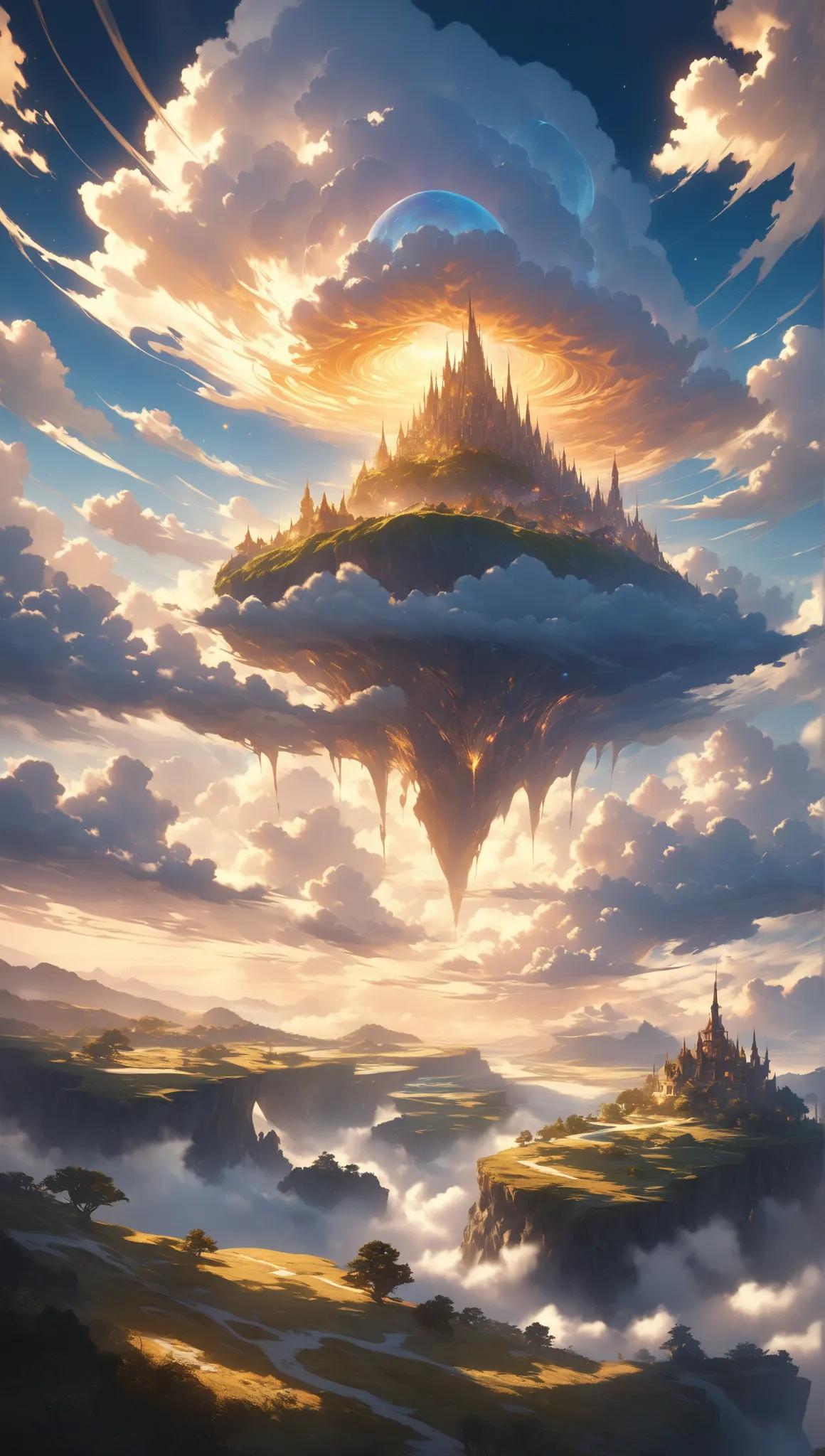 Fantasy World,
(Theme: A Single Cloud in the Sky:2)