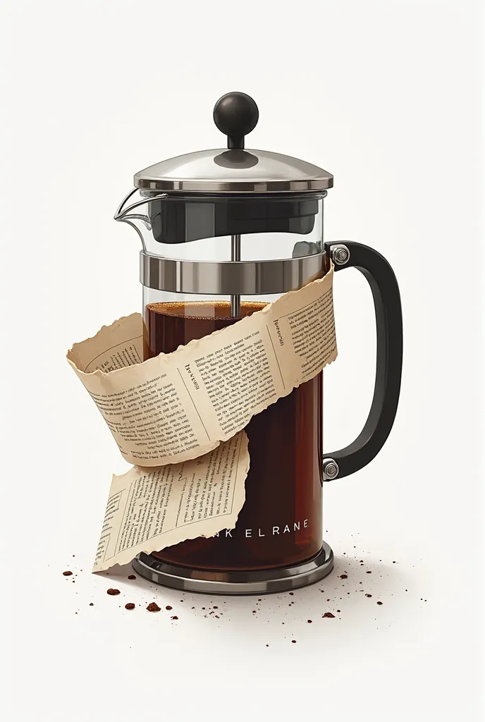 What about 4. Morning Press
Concept: A mix of media and coffee culture, sleek and modern.

A French press illustration with a newspaper page wrapped around it.