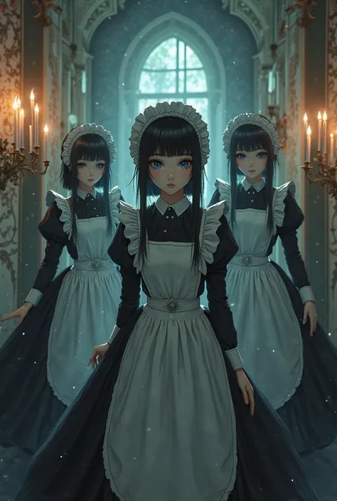 If the anime characters of the maid I hired were mysterious, what would they look like in the real world?