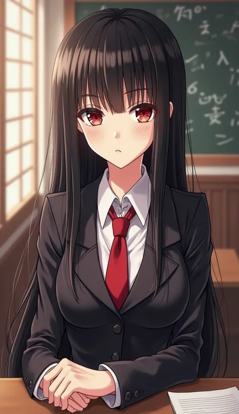 Kaguya Shinomiya is the main female character of the manga series “Kaguya-sama: Love is War“. Here is a description of her appearance:
 * hair: Kaguya has a long, smooth,  black hair, she often wears them open. Manchmal sieht man sie auch mit einem Teil ih...