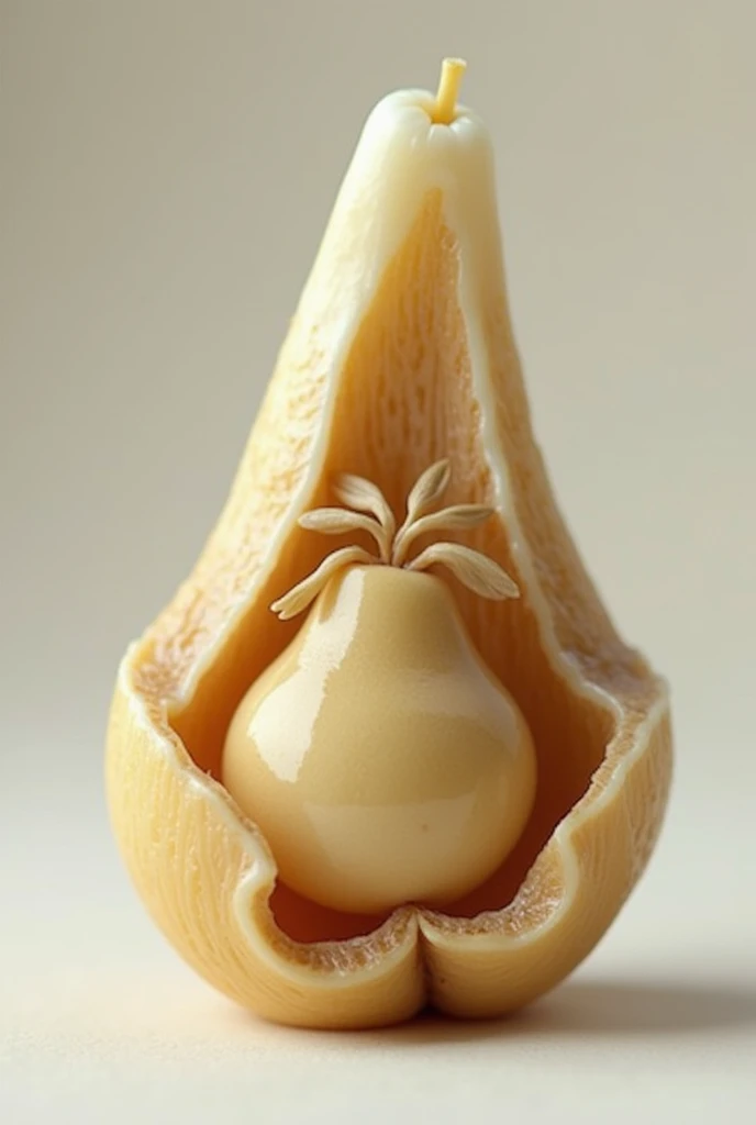 Tooth carving of fruit 