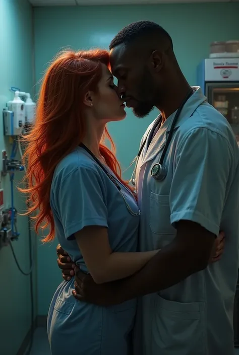 Redhead nurse oral sex black doctor