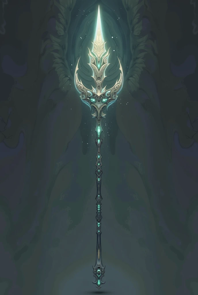 fantasy spear art concept with beautiful shape and details