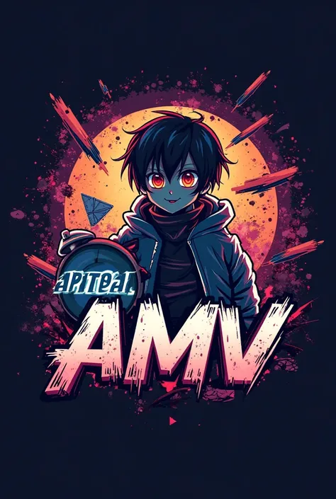 creat a logo about a youtube channel for amvs 