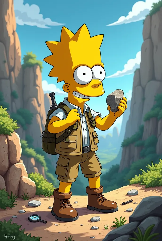 Bart Simpson geologist