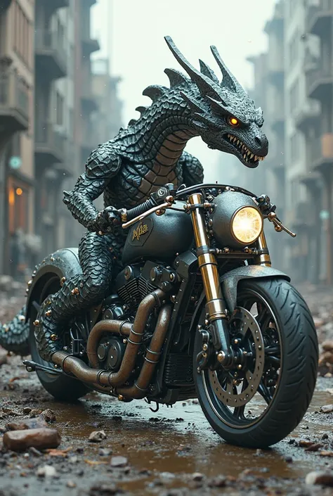 A motorcycle dragon