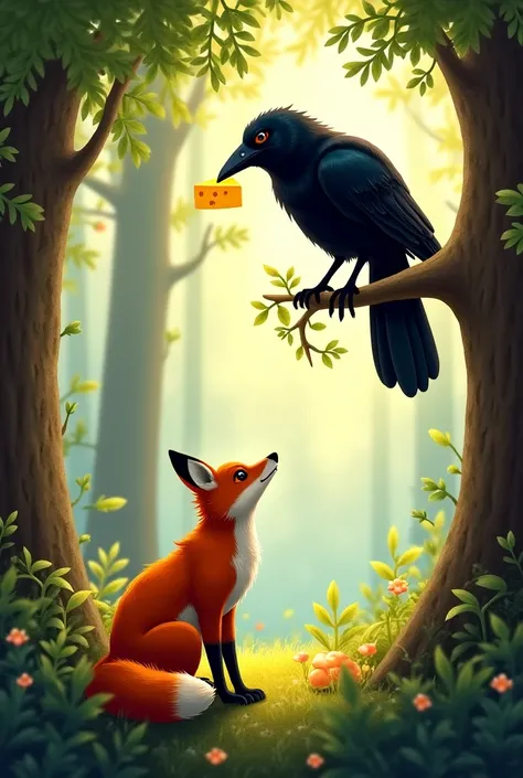 Fox and crow