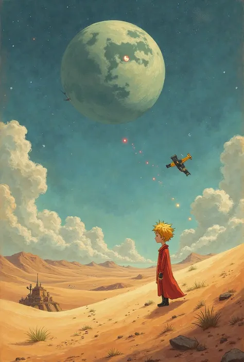 A pilot crashes in the desert and meets a little prince from another planet. The prince shares stories of his travels to different worlds, meeting strange grown-ups and learning about love, friendship, and the importance of seeing with the heart. The story...