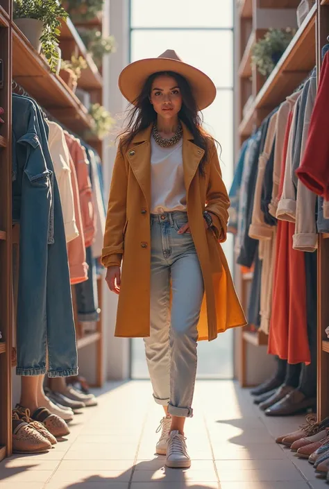 ((best quality)), ((masterpiece)), (detailed), E - maybe a pile of shoes or a person wearing socks，with a “sense of style” The big hat。
L - Can be a hanger，with all kinds of clothes on it，or a closet door that opens，clothes displayed from the inside。
O - c...