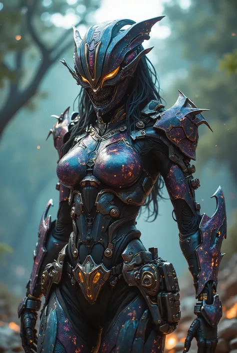 a beautiful female Kamen Rider with praying mantis abilities,highly detailed mechanical exoskeleton armor,transformation pose,wearing a transformation device belt on lower back,intricate insectoid design,photorealistic,cinematic lighting,dramatic camera an...