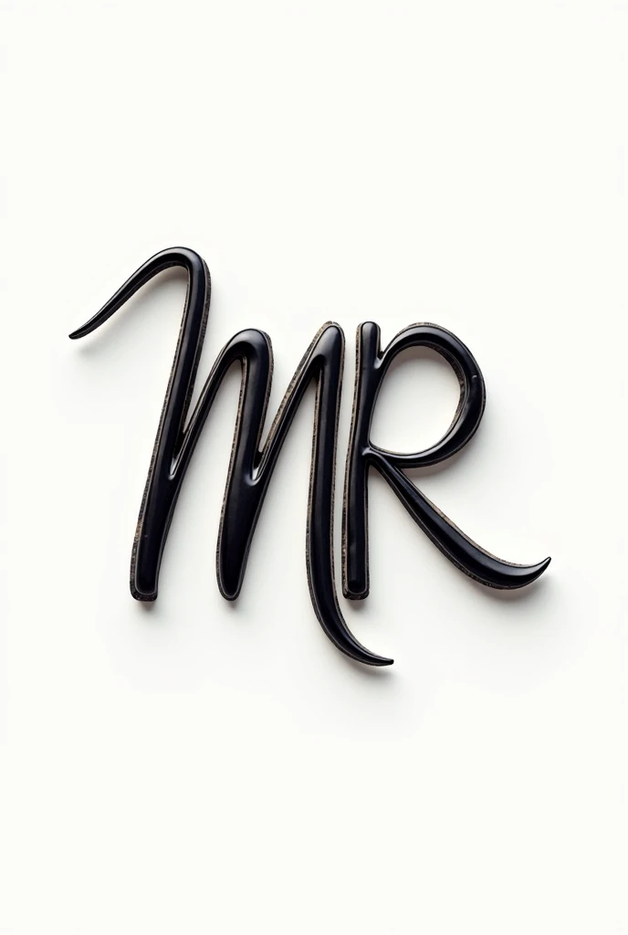 Make the letters M and R together 