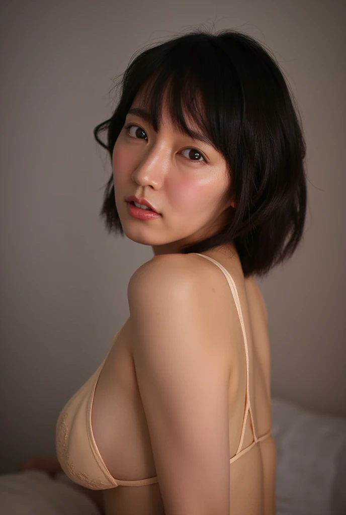 Riho in lingerie