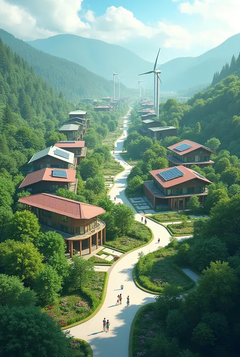 A town that is environmentally safe and conserves energy 