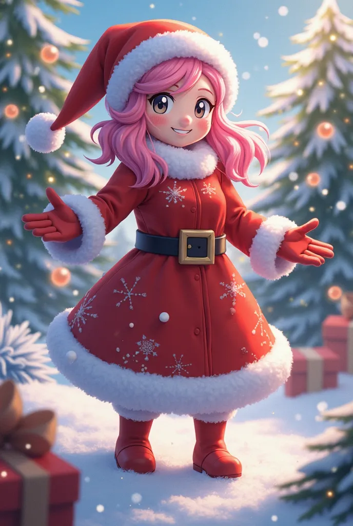 whitney (holiday 2022) (pokemon), santa outfit, 