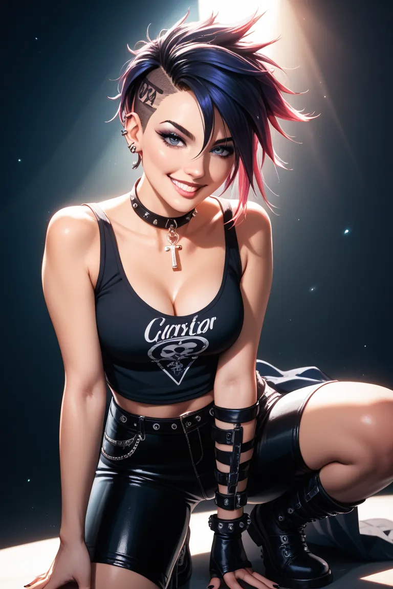  punk fashion　Bad Smile　I got down on one knee　 sexy　Beautiful Girl