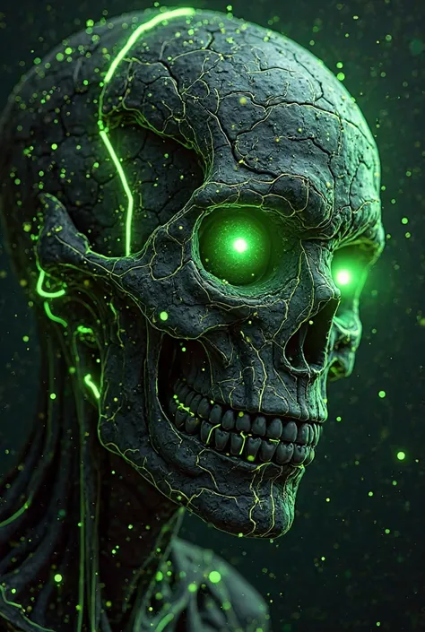 Wallpaper, Masterpiece, 8k, high quality, high standard, high resolution, only black and grey colors with neon green on details, typed "Abyssal Acid" & "22 Fevereiro" underline "Anima Arrabbiata", electronic party vibes, great energy, good vibes, hardcore ...