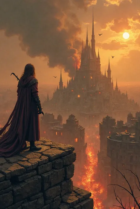 Vexra Grimclaw stood on the crumbling battlements of Marhaven, watching the city burn. Smoke, blood, and the stench of conquest filled the air. Below, goblins were already celebrating—looting, drinking, and fucking anything they got their hands on