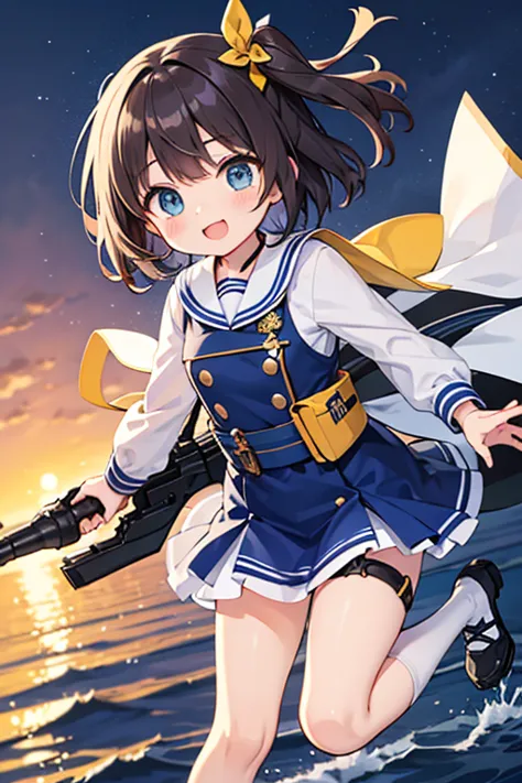 Jumpu（Jinpu）
character: Active and energetic。always facing forward and is a team mood maker。

Appearance: small and cute。has short brown hair。The uniform has a refreshing design based on white and blue。

Equipment: has excellent ability to move at high spe...