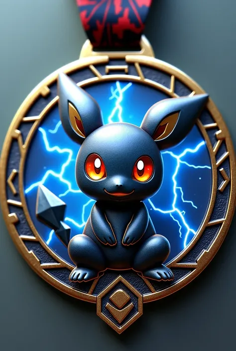 Create a Pokémon gym medal in the shape of a Morpeko