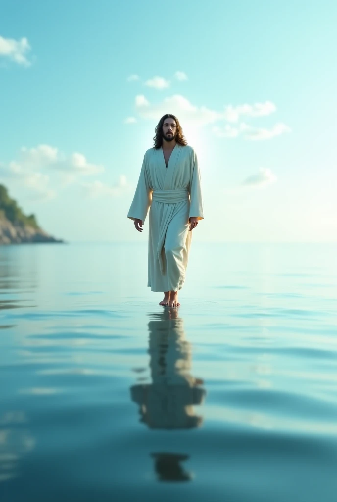 Jesus walking on water 