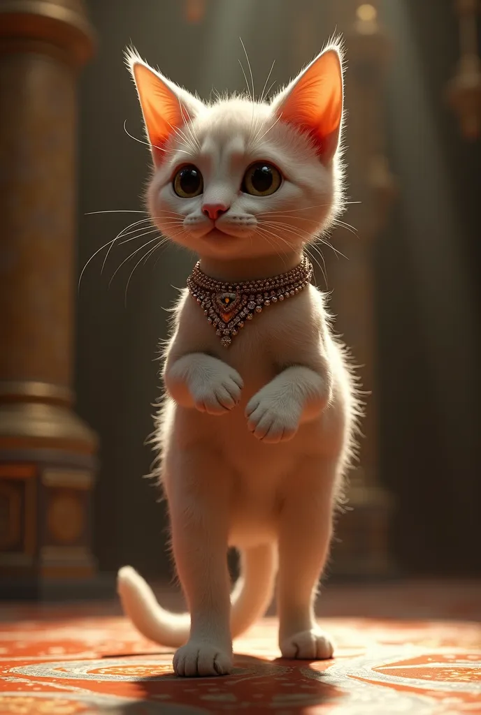 A cinematic masterpiece、 Bipedal cat, like a human