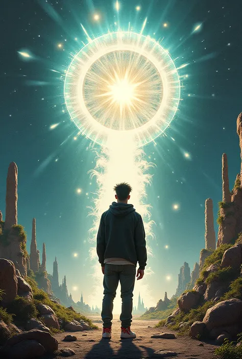 In a dream, a stylish rapper sees a portal that opens onto another world. 