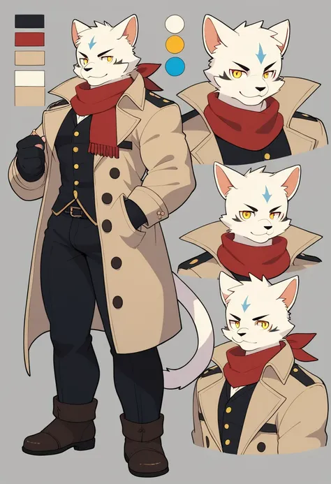 cover page,   highres, top quality, best quality, paid reward available, unparalleled masterpiece, perfect artwork, absurdres, High-quality illustrations(style of final fantasy)(concept art, character sheet)perfect anatomy(handsome boy, Long trench coat an...