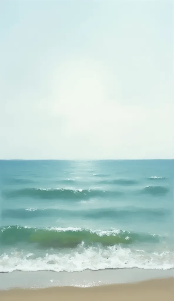 A painting about the calm of the sea similar to Claude Monier's painting of the calm of the sea