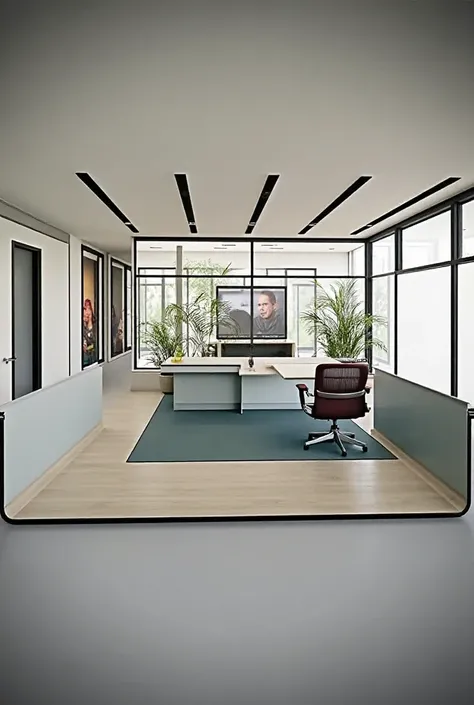 Modern office design for an office manager